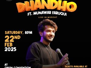 Dhandho Ft. Munawar Faruqui Live in OCEC Auditorium in Muscat Comedy Events