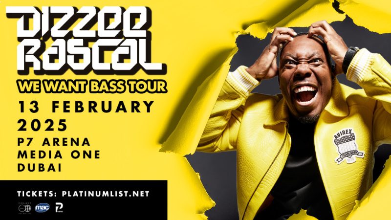 Dizzee Rascal’s We Want Bass Tour in Dubai – Concerts