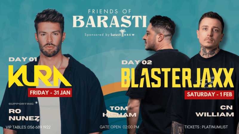 Friends of Barasti Weekend Beach Music Festival in Dubai – Festival