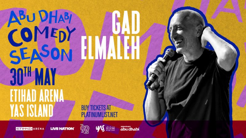 Gad Elmaleh at Etihad Arena in Abu Dhabi – Comedy Events