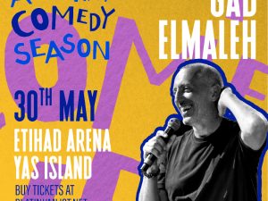 Gad Elmaleh at Etihad Arena in Abu Dhabi Comedy Events