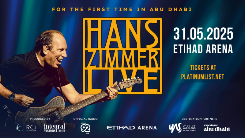 Hans Zimmer Live at Etihad Arena in Abu Dhabi – Concerts