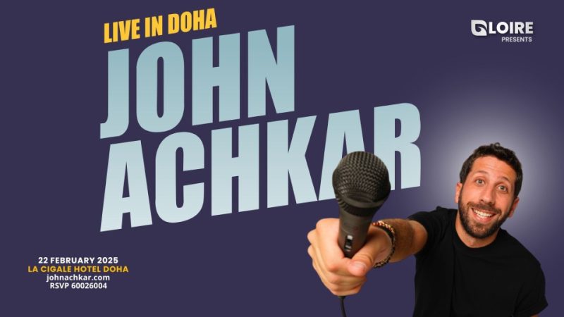 John Achkar Live In Doha – Comedy Events