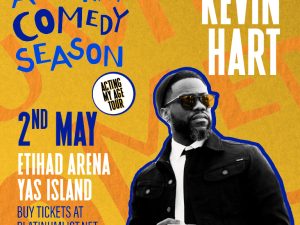 Kevin Hart at Etihad Arena in Abu Dhabi Comedy Events