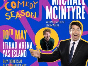 Michael McIntyre at Etihad Arena in Abu Dhabi Comedy Events