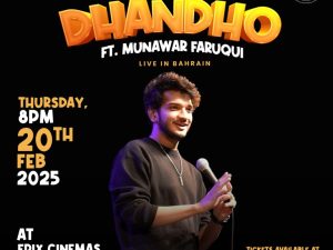 Munawar Faruqui Live in Bahrain Comedy Events