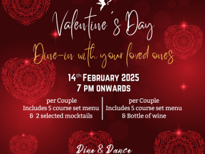 Valentine's Day at Tantan - Ramee Grand Hotel Valentine's Day Recommendations